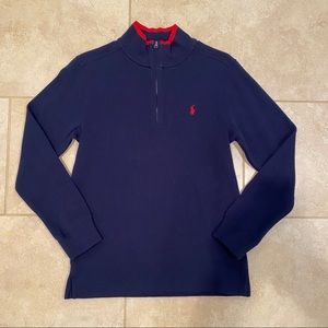 🧱Polo Ralph Lauren Half Zip Sweater Navy Blue